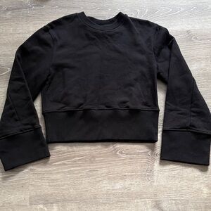 Keigan Cropped sweatshirt with relaxed sleeves